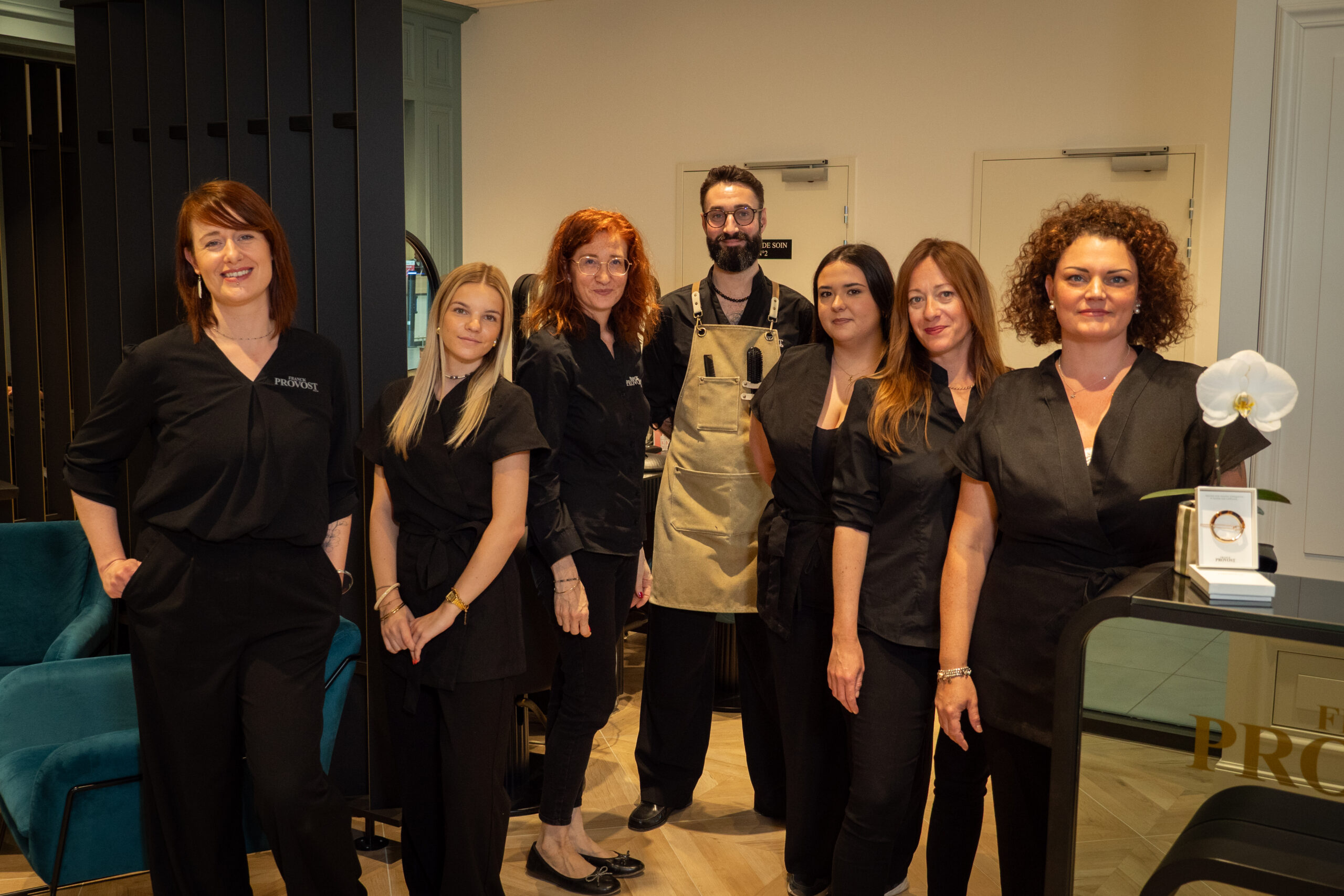 l'equipe de Franck Provost à bessan